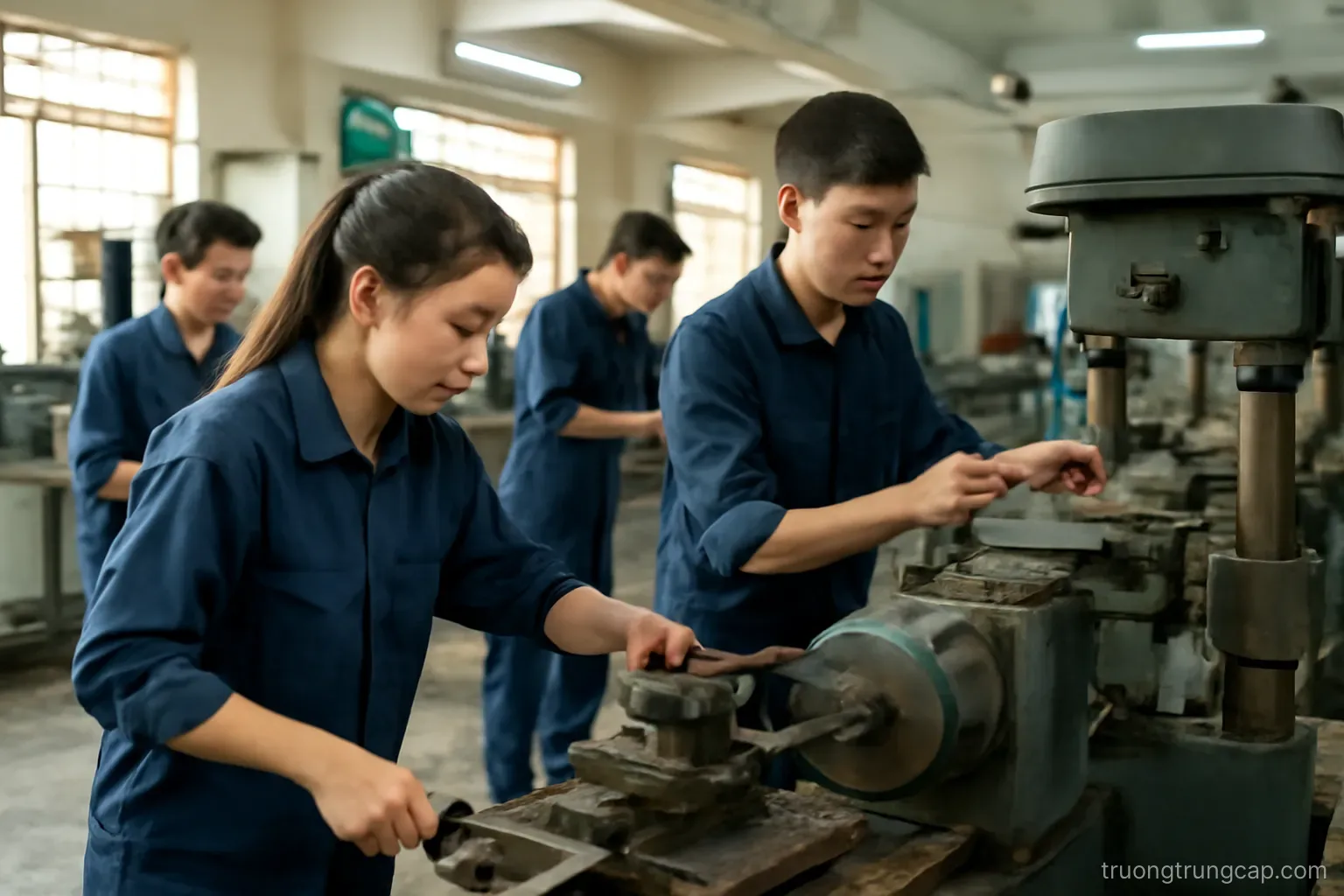 Trường công lập và tư thục hệ trung cấp