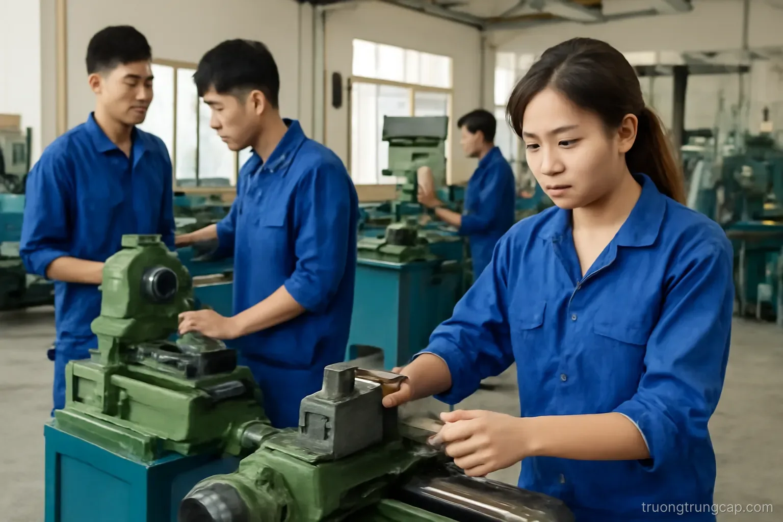 Từ thợ lên tổ trưởng: nấc thang trong nhà máy